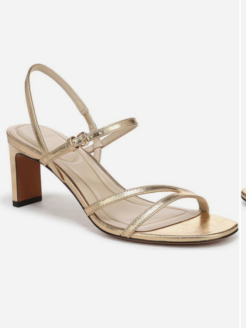 Vince Marcella Ankle Strap Leather Sandal